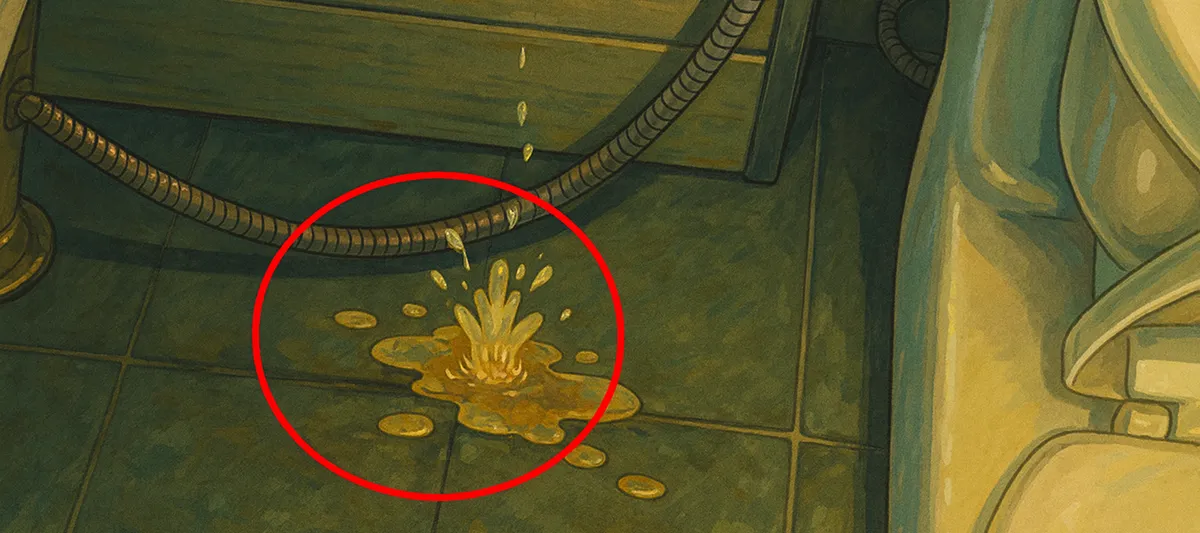 화장실 워터건(스프레이건) 수리